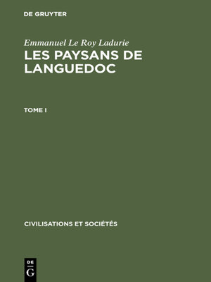 cover image of Emmanuel Le Roy Ladurie